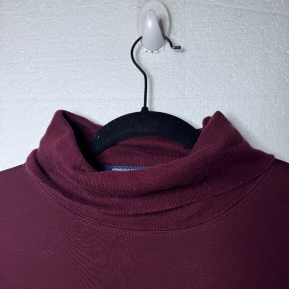 Vintage 90s Tommy Hilfiger Mens Size XL Red Crest Logo Turtleneck Sweater Preppy - Picture 7 of 8